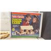 Image 4 : Toys-N-Things Frontier Kinder Cabin Wooden Interlocking Log Building Set Model K-0750