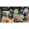 Image 4 : Assorted Antique Glass and Ceramic Electrical Insulators Including CPR and More
