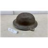 Image 1 : British Brodie Mark I or Mark II Military Steel Helmet with Chinstrap
