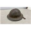 Image 5 : British Brodie Mark I or Mark II Military Steel Helmet with Chinstrap