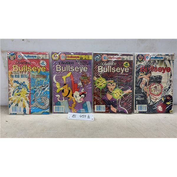 Charlton Bullseye Comic Books Issues 1-4, 1981