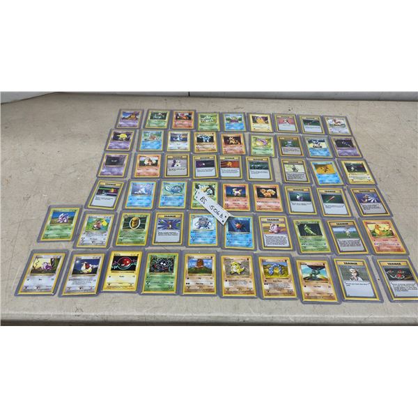 56 Pokémon Trading Card Game Base Set and Early Expansion Cards Collection and More