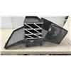 Image 4 : Vintage Fiberbilt Black Cantilever Equipment Case with Metal Hardware