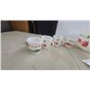Image 4 : Anchor Hocking Fire-King Tom and Jerry Milk Glass Punch Bowl Set with Mugs