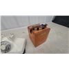 Image 6 : Vintage Rotary Dial Desk Telephone and Northern Electric Company Wooden Field Test Set