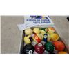 Image 5 : Cooper Billiard Balls Complete 16-Piece Set in Original Box