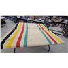 Image 5 : Eaton's of Canada Trapper Point All-Wool Four Point Blanket, Made in England