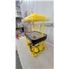 Image 2 : Sure Puff Commercial Cotton Candy Machine with Clear Enclosure and Yellow Base