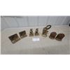 Image 1 : Brass Bookends Owl Motifs, Swan Figurine,and More