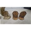 Image 2 : Brass Bookends Owl Motifs, Swan Figurine,and More