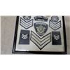 Image 5 : Framed St. Vital and Winnipeg Police Patch Collection with Rank Insignia