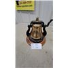 Image 2 : Lever-Operated Brass Bell on Wood Base and Sertoma International Brass Bell