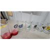 Image 5 : Collection of CFL Team Glass Mugs, Beer Brand Glasses, Shot Glasses, and Wpj Jets