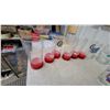 Image 6 : Collection of CFL Team Glass Mugs, Beer Brand Glasses, Shot Glasses, and Wpj Jets