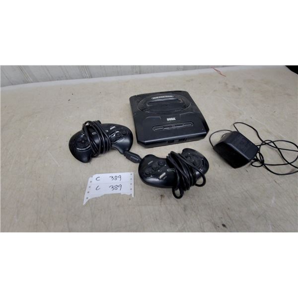 Sega Genesis Model 2 Video Game Console with Two 6-Button Controllers and Power Adapter