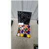 Image 1 : Complete Billiard Ball Set with Cue Ball and Numbered Solids and Stripes in Box Appear N.O.S.