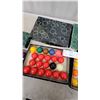 Image 5 : Belgian Billiard Ball Sets Including American Pool and Snooker Balls, 3 Sets