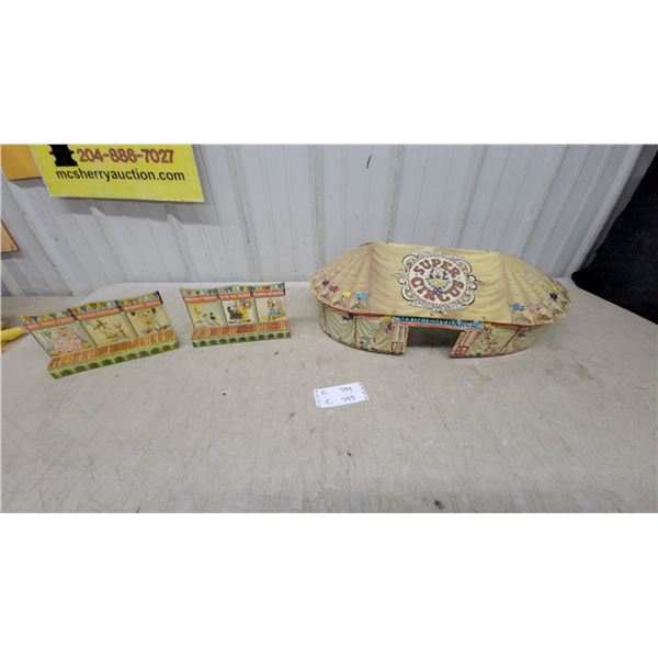 Marx Lith Tin Vintage Super Circus Play Set