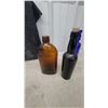 Image 3 : Cobalt Blue Baby Face Creamer Topper Bottle Amber Flask, RC Cola Bottle, Sunshine Jars, and More