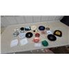 Image 1 : Collection of Vintage Advertising Ashtrays, Martini, Benson & Hedges, Les Crayons, and More