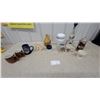 Image 1 : Starbucks Ceramic Canister, Nescafé Mug, German Beer Stein, Blue and White Vase, and More
