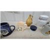 Image 4 : Starbucks Ceramic Canister, Nescafé Mug, German Beer Stein, Blue and White Vase, and More