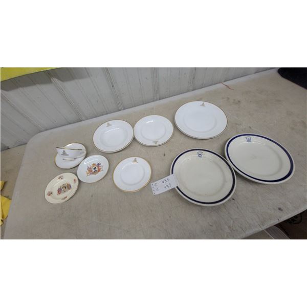 British Royal Commemorative Porcelain Plates, Teacup, Saucer, and More
