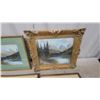 Image 2 : Five Framed Landscape Paintings Depicting Mountains and Forests by John Wride