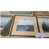 Image 5 : Five Framed Landscape Paintings Depicting Mountains and Forests by John Wride