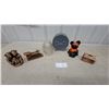 Image 1 : Grand Central Terminal 1910 Bronze-Finish Locomotive Bank, Three Bears Bank, and More