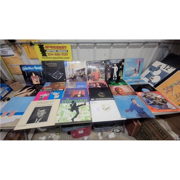 45x Vintage Vinyl Record Collection: Supertramp, Electric North, JFK Tribute, and More