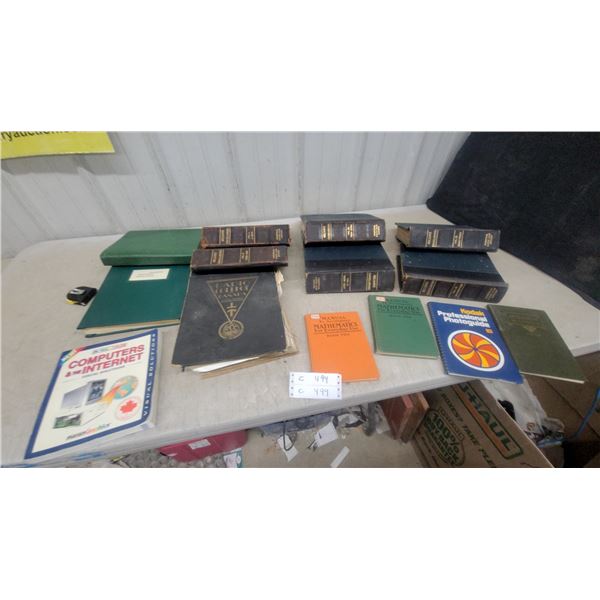 Nelson's Encyclopedia Perpetual Loose-Leaf Edition Partial Set, Mathematics Books, and More