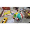 Image 3 : Vintage Toys Including Fire Engine Book, Bozo Circus Record, Clown Figure, and More