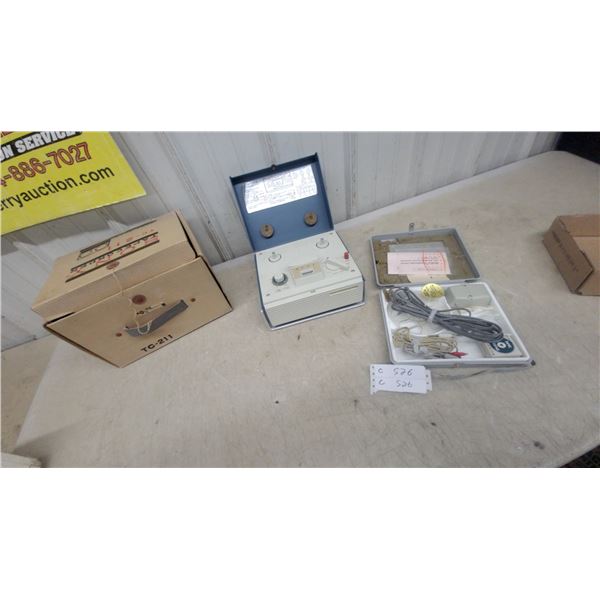 Sony TC-211 Tapecorder Reel-To-Reel Tape Recorder with Original Box and Cables