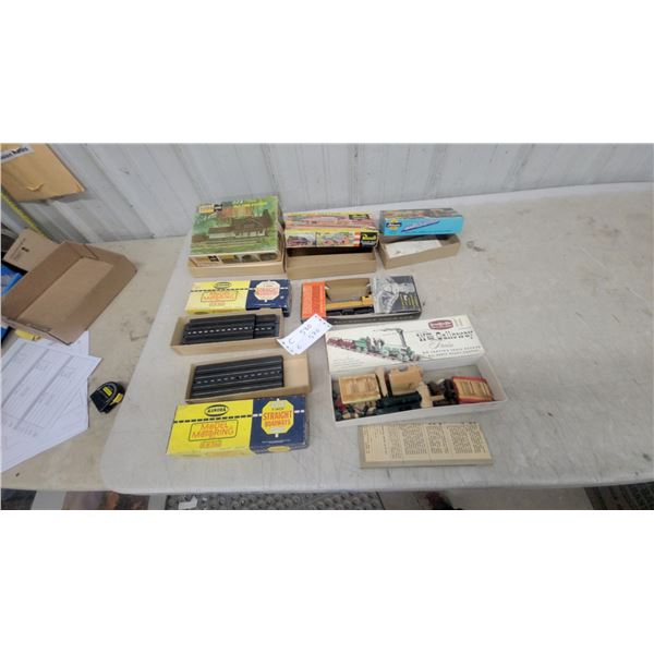 Aurora Model Motoring Straight Roadways, Strombecker Wm. Galloway Train Kit, and More