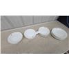 Image 1 : White Porcelain Dinnerware Plate Set with Gold Rim Manitoba Club Dishwear