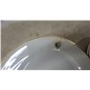 Image 3 : White Porcelain Dinnerware Plate Set with Gold Rim Manitoba Club Dishwear