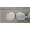 Image 4 : White Porcelain Dinnerware Plate Set with Gold Rim Manitoba Club Dishwear