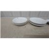Image 5 : White Porcelain Dinnerware Plate Set with Gold Rim Manitoba Club Dishwear