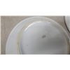 Image 7 : White Porcelain Dinnerware Plate Set with Gold Rim Manitoba Club Dishwear