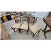 Image 6 : Duncan Phyfe Style Double Pedestal Pull Out -Leaf Dining Table 64 x 31 x 30" Extended Size with Six
