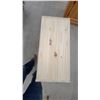 Image 4 : Unfinished Knotty Pine Three-Drawer Chest with Round Wooden Knobs 27 x 24 x 11.6"