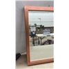 Image 3 : Rectangular Wall Mirror with Copper-Tone Metallic Frame, 63 x 16"