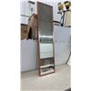 Image 4 : Rectangular Wall Mirror with Copper-Tone Metallic Frame, 63 x 16"