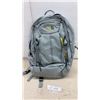 Image 1 : The North Face Surge Backpack, Gray with Neon Yellow Interior