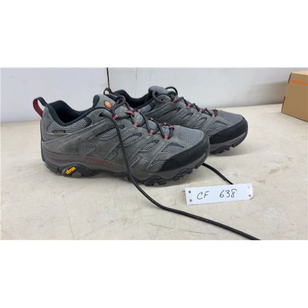 Merrell Moab 3 Waterproof Hiking Shoes, Grey, Men's Size 10.5 Wide, Vibram Sole