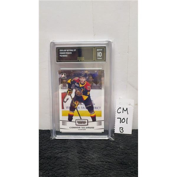 Graded Connor McDavid Rookie Card