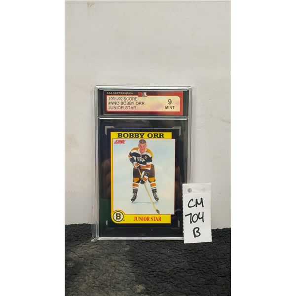 Graded Bobby Orr Boston Bruins Card