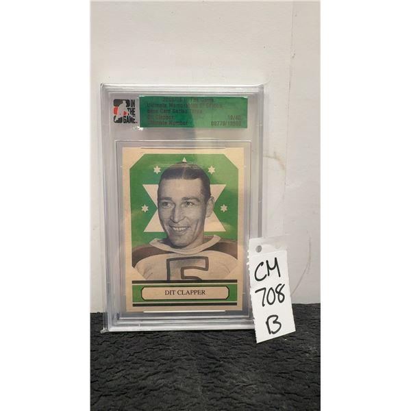 Dit Clapper Numbered Card