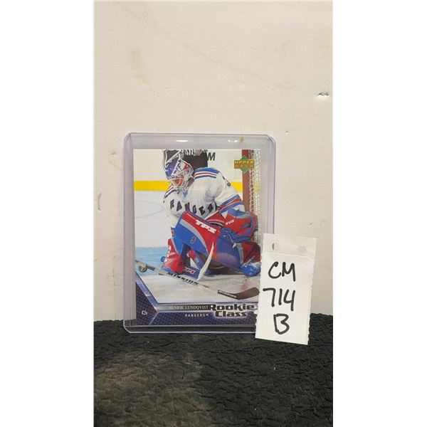 Hedrick Lundqvist Rookie Card